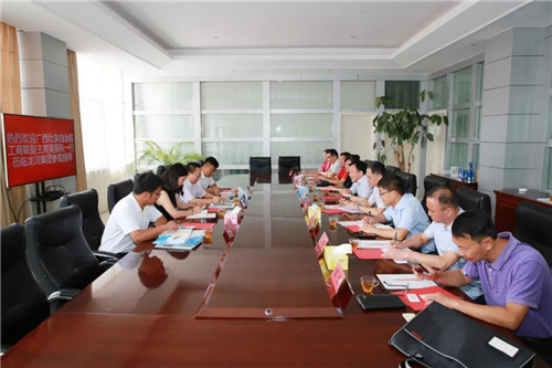 广西工商联党组成员、副主席吴振秋率队莅临理想、龙润招商引资