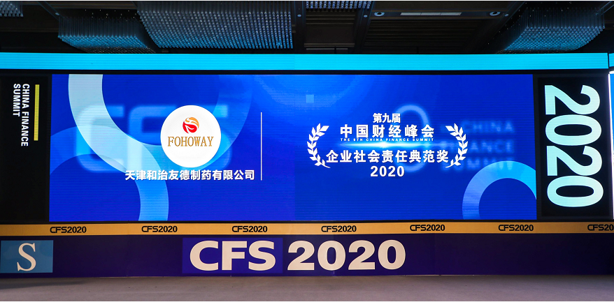 和治友德获中国财经峰会2020企业社会责任典范奖(图4)