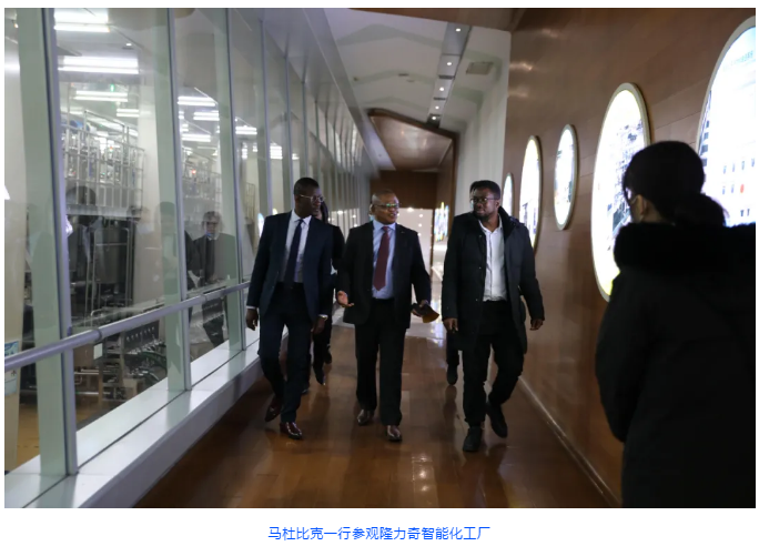 尼日利亚驻上海总领事马杜比克考察隆力奇(图2)