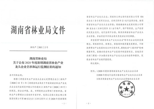 绿之韵集团荣获“湖南省林业产业化龙头企业”称号(图8)
