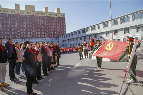 尚赫公益基金会援建的第218所公益学校举行揭牌仪式(图12)