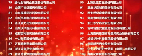 金诃藏药登“2021中成药企业TOP100”榜单(图4)